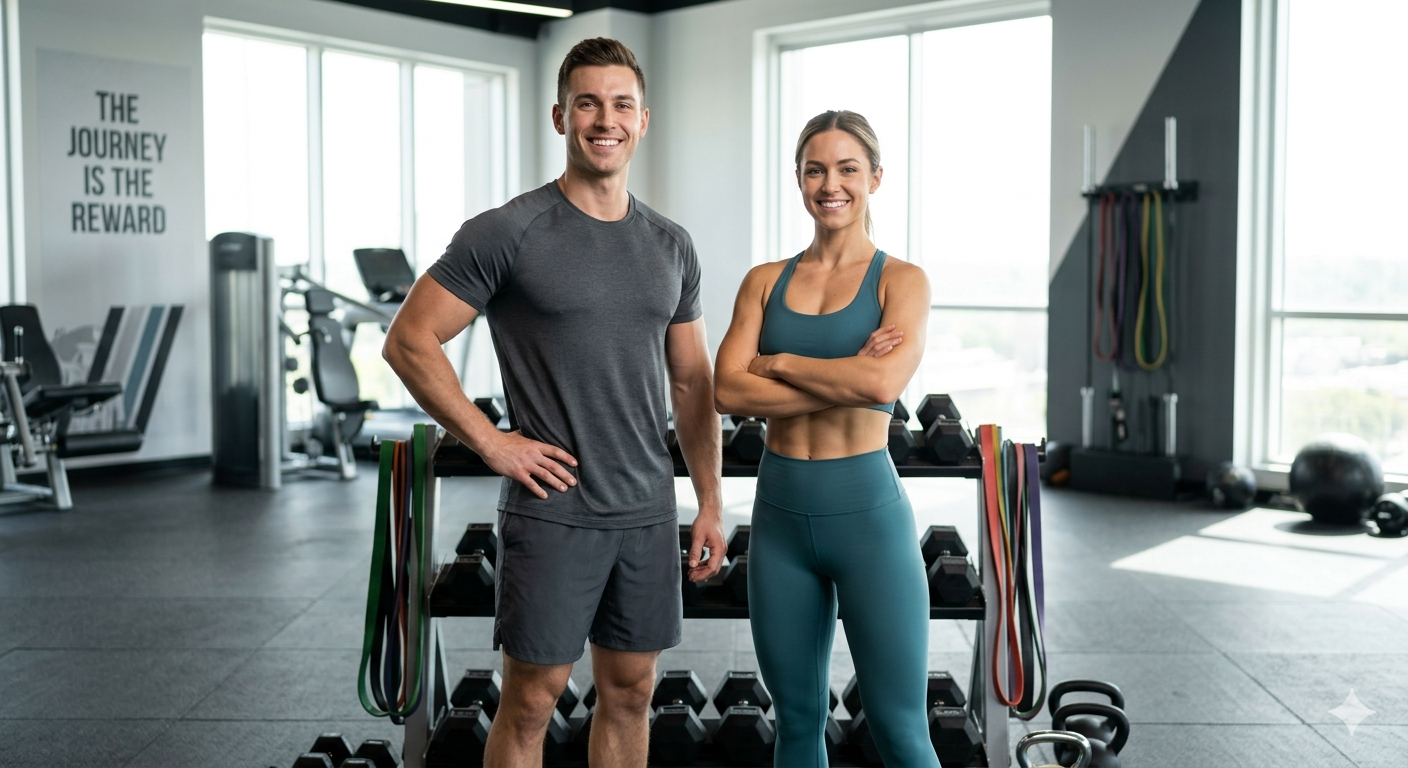 Successful muscle gain and fat loss transformation
